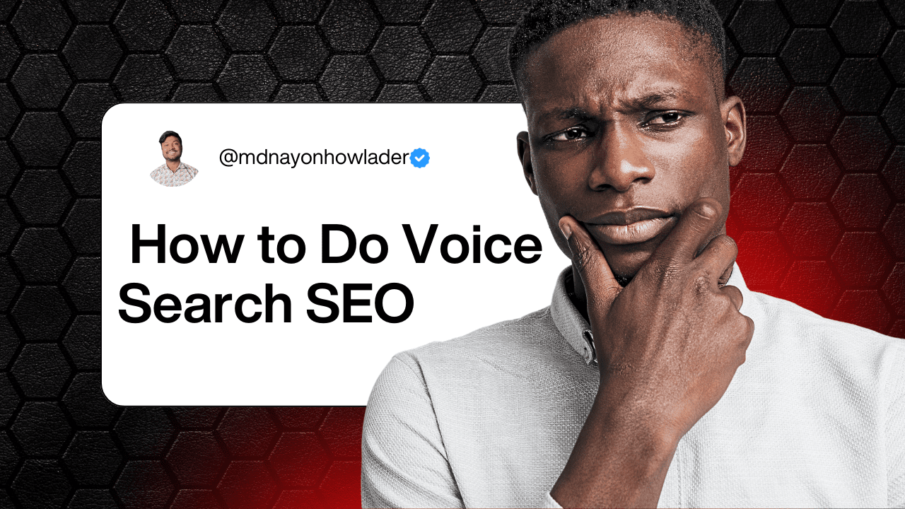 A person using Google voice search on a smartphone, representing voice search SEO strategies for 2025.